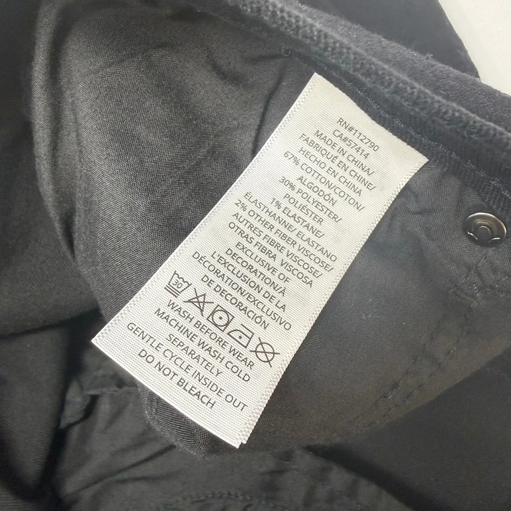 True Religion Rocco Relaxed Skinny Flap Black Jeans 105707 Mens 34x32 NEW